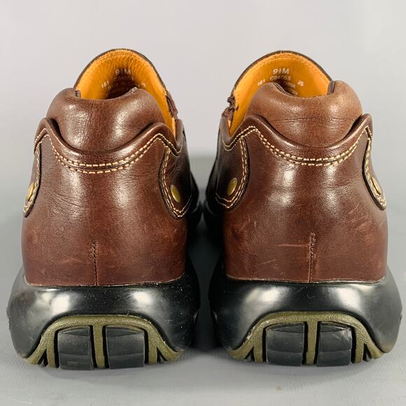 COLE HAAN Size 9.5 Brown Contrast Stitch Leather Slip On Loafers main image 5